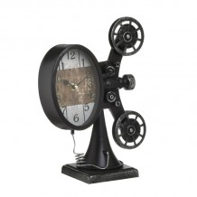 INART ΡΟΛΟΙ ΕΠΙΤΡΑΠΕΖΙΟ ΚΑΜΕΡΑ ΜΕΤΑΛΛΙΚΟ ΑΝΤΙΚΕ ΜΑΥΡΟ 22Χ11Χ30 11x21 5x30 c433173