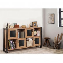 Μπουφέ Sinistra Atlantic Pine μαύρο χρώμα μελαμίνη 164x45xH89cm c433200 Μπουφέ Sinistra Atlantic Pine μαύρο χρώμα μελαμίνη 164x45xH89cm c433200