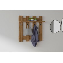 Κρεμάστρα Carini καρυδί χρώμα μελαμίνη 70xH18cm c433207 Κρεμάστρα Carini καρυδί χρώμα μελαμίνη 70xH18cm c433207