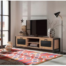 Έπιπλο TV Mondo Atlantic Pine μαύρο χρώμα μελαμίνη 180x45xH50cm c433245 Έπιπλο TV Mondo Atlantic Pine μαύρο χρώμα μελαμίνη 180x45xH50cm c433245