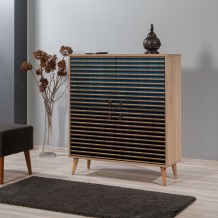 STELLA Έπιπλο εισόδου sonoma oak ΜΕΛΑΜΙΝΗ 95x36xH111cm c433340 STELLA Έπιπλο εισόδου sonoma oak ΜΕΛΑΜΙΝΗ 95x36xH111cm c433340