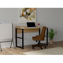 Γραφείο Lettera Sapphire μαύρο χρώμα μέταλλο 120x60x75cm c433467 Γραφείο Lettera Sapphire μαύρο χρώμα μέταλλο 120x60x75cm c433467