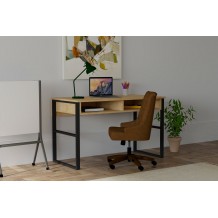 Γραφείo Brescia Sapphire μαύρο μελαμίνη 120x60x72cm c433512 Γραφείo Brescia Sapphire μαύρο μελαμίνη 120x60x72cm c433512