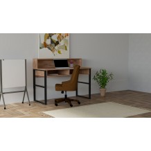 Γραφείo Brescia καρυδί μαύρο μελαμίνη 120x55x95 8cm c433527 Γραφείo Brescia καρυδί μαύρο μελαμίνη 120x55x95 8cm c433527