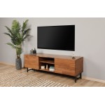 Έπιπλο tv Brindisi καρυδί χρώμα ξύλο 150x41x50cm c433529