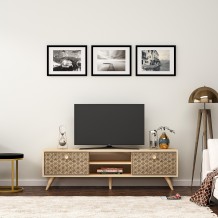 Έπιπλο tv Barletta sapphire oak χρώμα μελαμίνη 150x35x45cm c433533 Έπιπλο tv Barletta sapphire oak χρώμα μελαμίνη 150x35x45cm c433533
