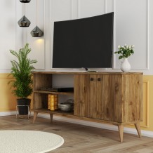 Έπιπλο tv Cuneo καρυδί χρώμα μελαμίνη 138x29 5x60cm c433599 Έπιπλο tv Cuneo καρυδί χρώμα μελαμίνη 138x29 5x60cm c433599