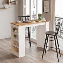 Τραπέζι μπαρ Cocenza atlantic pine λευκό χρώμα μελαμίνη 120x51 6x101 8cm c433602 Τραπέζι μπαρ Cocenza atlantic pine λευκό χρώμα μελαμίνη 120x51 6x101 8cm c433602
