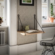Γραφείο Mantova καρυδί μαύρο χρώμα μελαμίνη μέταλλο 70x50x70cm c433609 Γραφείο Mantova καρυδί μαύρο χρώμα μελαμίνη μέταλλο 70x50x70cm c433609