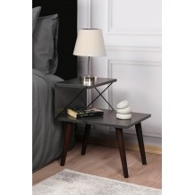 Κομοδίνο Dormo ανθρακί χρώμα μελαμίνη 50x40x55cm c433610 Κομοδίνο Dormo ανθρακί χρώμα μελαμίνη 50x40x55cm c433610