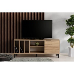 Έπιπλο tv Sondrio oak χρώμα μελαμίνη 140x40x55cm c433620