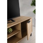 Έπιπλο tv Sondrio oak χρώμα μελαμίνη 140x40x55cm c433620