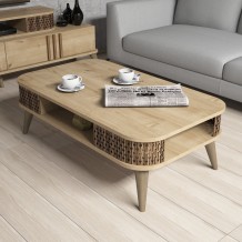 Τραπεζάκι σαλονιού Pavia oak χρώμα μελαμίνη 105x60x34 6cm c433629 Τραπεζάκι σαλονιού Pavia oak χρώμα μελαμίνη 105x60x34 6cm c433629