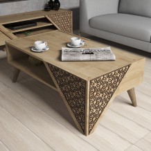 Τραπεζάκι σαλονιού Dolce oak χρώμα μελαμίνη 105x40x58cm c433641 Τραπεζάκι σαλονιού Dolce oak χρώμα μελαμίνη 105x40x58cm c433641