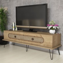 Έπιπλο tv Splendore oak χρώμα μελαμίνη 145x40x45cm c433667 Έπιπλο tv Splendore oak χρώμα μελαμίνη 145x40x45cm c433667