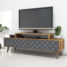 Έπιπλο tv Fermo καρυδί χρώμα μελαμίνη 140x41 8x48 8cm c433668 Έπιπλο tv Fermo καρυδί χρώμα μελαμίνη 140x41 8x48 8cm c433668