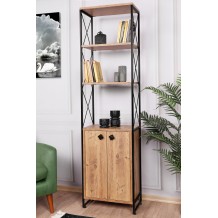 Βιβλιοθήκη Masa atlantic pine χρώμα μελαμίνη 49x30x180cm c433718 Βιβλιοθήκη Masa atlantic pine χρώμα μελαμίνη 49x30x180cm c433718