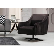 Πολυθρόνα Carrara μαύρο χρώμα ύφασμα ξύλο 72x83x86cm c433720 Πολυθρόνα Carrara μαύρο χρώμα ύφασμα ξύλο 72x83x86cm c433720