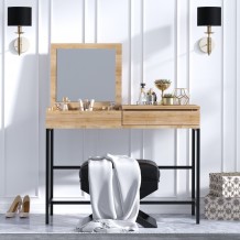 Τουαλέτα Latina oak μαύρο χρώμα μελαμίνη 100x75x45cm c433783 Τουαλέτα Latina oak μαύρο χρώμα μελαμίνη 100x75x45cm c433783