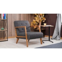 Πολυθρόνα Caesar σκούρο γκρι χρώμα ξύλο 69x80x83cm c433793 Πολυθρόνα Caesar σκούρο γκρι χρώμα ξύλο 69x80x83cm c433793
