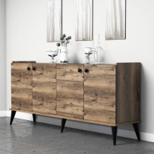 Μπουφέ Famiglia καρυδί χρώμα μελαμίνη 182x41x82 5cm c433821 Μπουφέ Famiglia καρυδί χρώμα μελαμίνη 182x41x82 5cm c433821