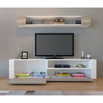 Σύνθεση tv Terni cordoba λευκό χρώμα μελαμίνη 180x31 5x44cm c433835