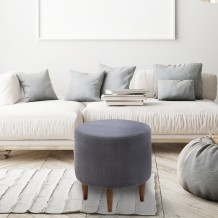 Σκαμπώ Bonora γκρι χρώμα ξύλο 40x40x40cm c433896 Σκαμπώ Bonora γκρι χρώμα ξύλο 40x40x40cm c433896