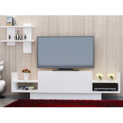 Έπιπλο TV Romana λευκό χρώμα μελαμίνη 120x31 5x36cm c433959