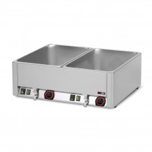 Bain Marie διπλό για GN 1 1 με βρυσάκια απορροής c434164