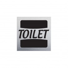 Πινακίδα τοίχου αλουμινίου 10X10cm, W.C.TOILET c43441 Πινακίδα τοίχου αλουμινίου 10X10cm, W.C.TOILET c43441