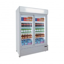 Βιτρίνα συντήρησης διπλή με συρόμενες πόρτες c434733