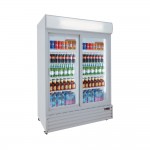 Βιτρίνα συντήρησης διπλή με συρόμενες πόρτες c434733