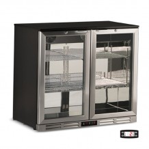 Βιτρίνα συντήρησης Back Bar Inox με ανοιγόμενες πόρτες c434934