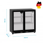 Βιτρίνα συντήρησης Back Bar με συρόμενες πόρτες c435238