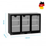 Βιτρίνα συντήρησης Back Bar με συρόμενες πόρτες c435239