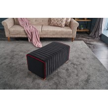 Σκαμπώ Sento ξύλινο μαύρο 80x40x40cm c435474 Σκαμπώ Sento ξύλινο μαύρο 80x40x40cm c435474