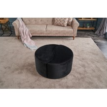 Σκαμπώ Sento ξύλινο μαύρο 80x80x40cm c435504 Σκαμπώ Sento ξύλινο μαύρο 80x80x40cm c435504