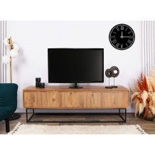 Έπιπλo tv Lupo καρυδί μαύρο χρώμα μελαμίνη 140x40x50cm c435579 Έπιπλo tv Lupo καρυδί μαύρο χρώμα μελαμίνη 140x40x50cm c435579