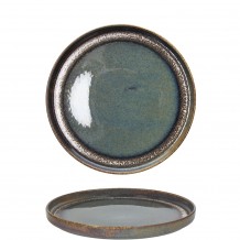 Πιάτο πορσελάνης ρηχό με κάθετο γείσο φ27xΥ2 5cm Σειρά Bloom Tognana - Σετ 6 c435633