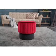 Σκαμπώ Bitonto κόκκινο χρώμα ξύλινο 40x40x40cm c435685 Σκαμπώ Bitonto κόκκινο χρώμα ξύλινο 40x40x40cm c435685