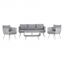 ΣΕΤ ΣΑΛΟΝΙ 4ΤΜΧ ΑΛΟΥΜΙΝΙΟΥ ΜΕ WICKER ΛΕΥΚΟ HM5282 12 c435692