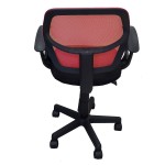 Καρέκλα Γραφείου ΑΥΡΑ Κόκκινο Μαύρο Mesh 51x50x79-91cm c436063