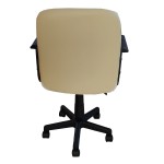 Καρέκλα Γραφείου ABA Μπεζ PVC 53x49x85-97cm c436065