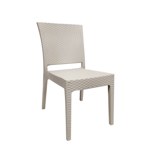 Καρέκλα Κήπου Cappuccino Rattan 47x55x87cm c437124