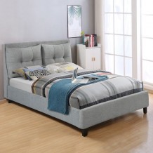 Κρεβάτι BILLIE με ύφασμα dark grey HM551 05 160Χ200 c43748 Κρεβάτι BILLIE με ύφασμα dark grey HM551 05 160Χ200 c43748