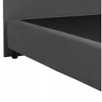 ΚΡΕΒΑΤΙ DOLORES ΑΠΟ ΓΚΡΙ ΒΕΛΟΥΔΟ HM637 10 ΓΙΑ ΣΤΡΩΜΑ 150x200 εκ c438546