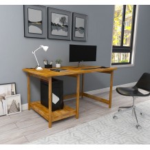 Γραφείο Aria oak χρώμα ξύλο 120x55x75cm c438597 Γραφείο Aria oak χρώμα ξύλο 120x55x75cm c438597