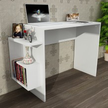 Γραφείο Altrove λευκό χρώμα μελαμίνη 104 5x40x73 8cm c438712 Γραφείο Altrove λευκό χρώμα μελαμίνη 104 5x40x73 8cm c438712