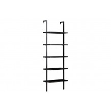 Βιβλιοθήκη Harris pakoworld μαύρο 70x22x200εκ c438878