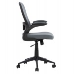 ΚΑΡΕΚΛΑ ΓΡΑΦΕΙΟΥ HM1178 10 μαύρος σκελετός γκρι mesh 60x56x105 εκ c438888